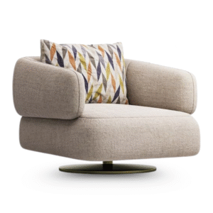 Aura Luxe Swivel Accent Chair