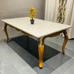Verona Classic Marble-Top Dining Table