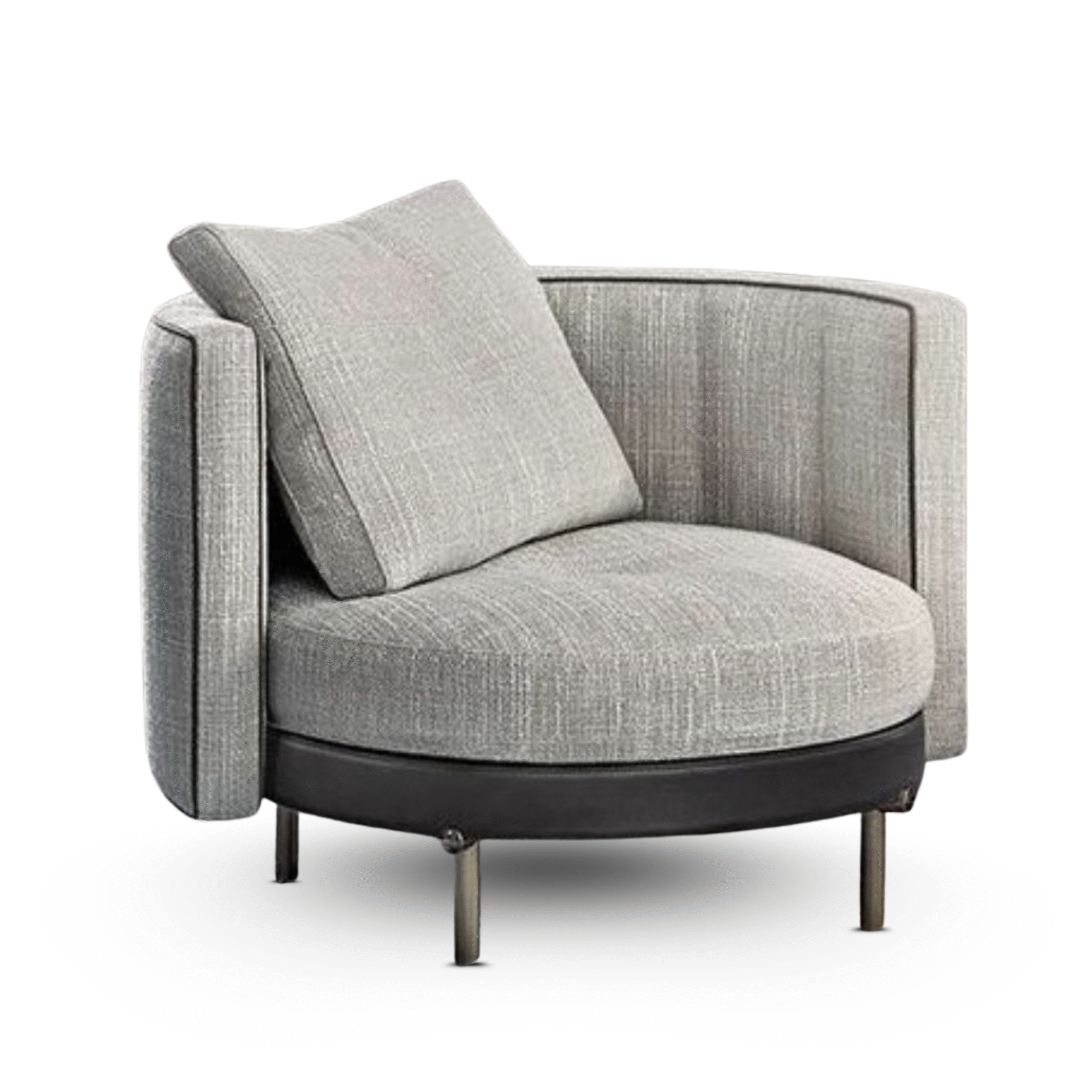 Urban Luxe Barrel Accent Chair
