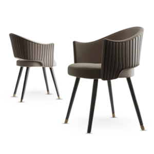 Arco Fluted Dining Accent Chair