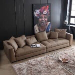 Heritage Plush Fabric Sofa