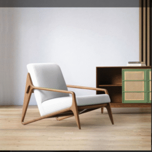 Arlo Wooden Lounge Chair