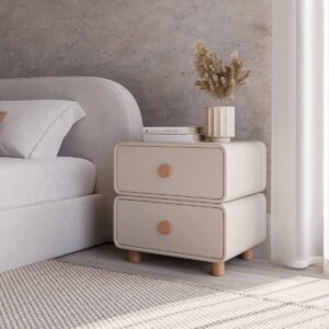 Nordic Soft-Edge Bedside Table