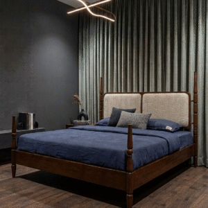 Mid-Century Modern Four-Poster Bed