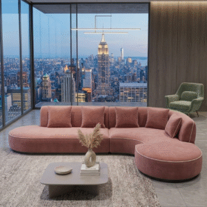 Crescent Sectional sofa