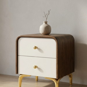 The Ivory Arc Side Table