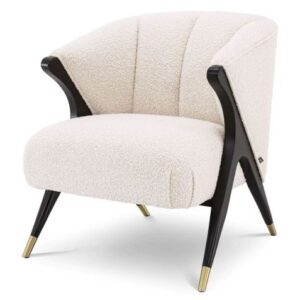 Curve Bouclé Accent Chair
