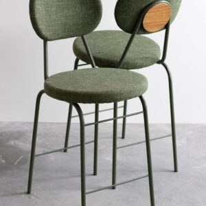 Olive Orbit Cafe Chair