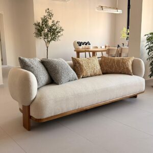 The Sora Bouclé Sofa