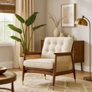 The Aurelius Cane Lounge Chair
