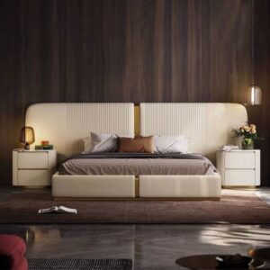 Serene Fluted Upholstered Headboard