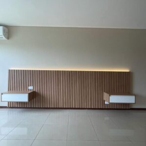 Nordic Slat Floating Headboard Panel