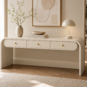 Aurora Curve Console Table