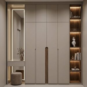 Serene Luxe Wardrobe with Vanity Unit