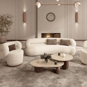 Luna Cloud Bouclé Sofa Set